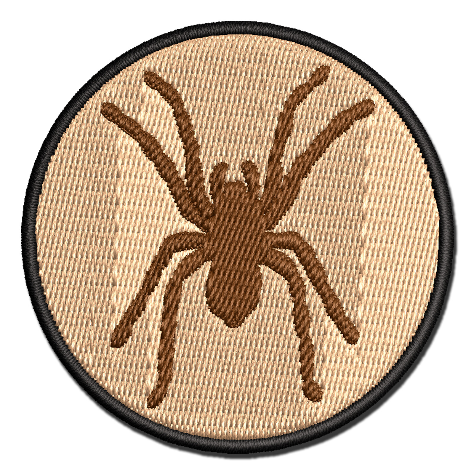 Spider Solid Multi-Color Embroidered Iron-On Patch Applique Design