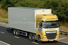 Truck Photo 12x8 - DAF XF - Mark Thompson Transport - PN65 PHY