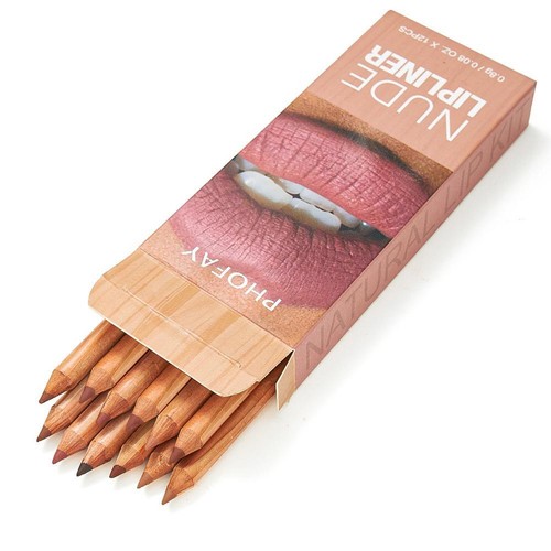 12Pcs Women Waterproof Lipstick LongLasting Matte Lip Liner Pencil Lip Pens Best - Foto 2 di 12