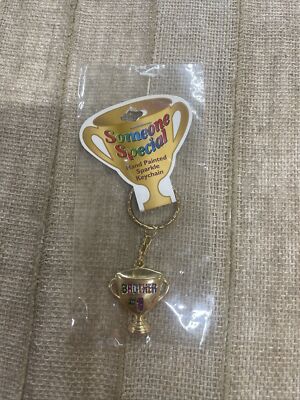 Someone Special Hand Pained Sparkle Keychain  Brother#1
