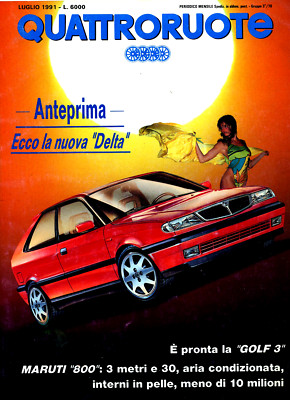 '' VIERRÄDER Nr. 429 / Juli 1991 '' HIER IST DAS NEUE '' DELTA '' fertig der ''GOLF'' 3
