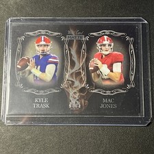 2021 MATTE Dueling Guns Black - Kyle Trask Mac Jones Rookie RC