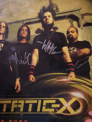 Rare Static X Shadow Zone Double Sided Promo Autographed By Wayne