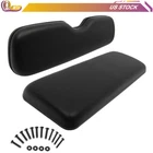 Black Golf Cart Rear Seat Cushion Set Fits EZGO TxT,ST,ST Sport,Valor models