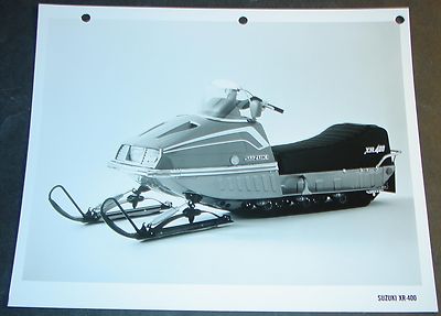 1974 SUZUKI SNOWMOBILE XR-400 FACTORY SALES PHOTO BROCHURE (527