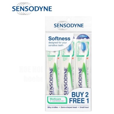 [Value Pack] Sensodyne Toothbrush Multicare Daily Complete Protection 3Pcs
