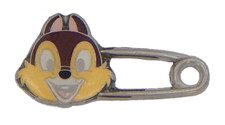 Chip & Dale - Chip Safety Pin Collection Individual Disney Park Trading Pin New