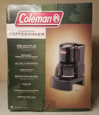 Coleman Camping Coffee Maker - Black for sale online | eBay