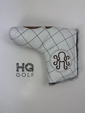Kraken Golf Dollar Sign Fur Quilted Blade White Brown Headcover