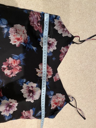 Pretty black / pink / blue Zara Trafaluc Slip Dress - Small / 12 - Picture 5 of 6