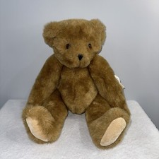 The Vermont Teddy Bear Company Vintage 1994 Brown Jointed 16  Plush Bear
