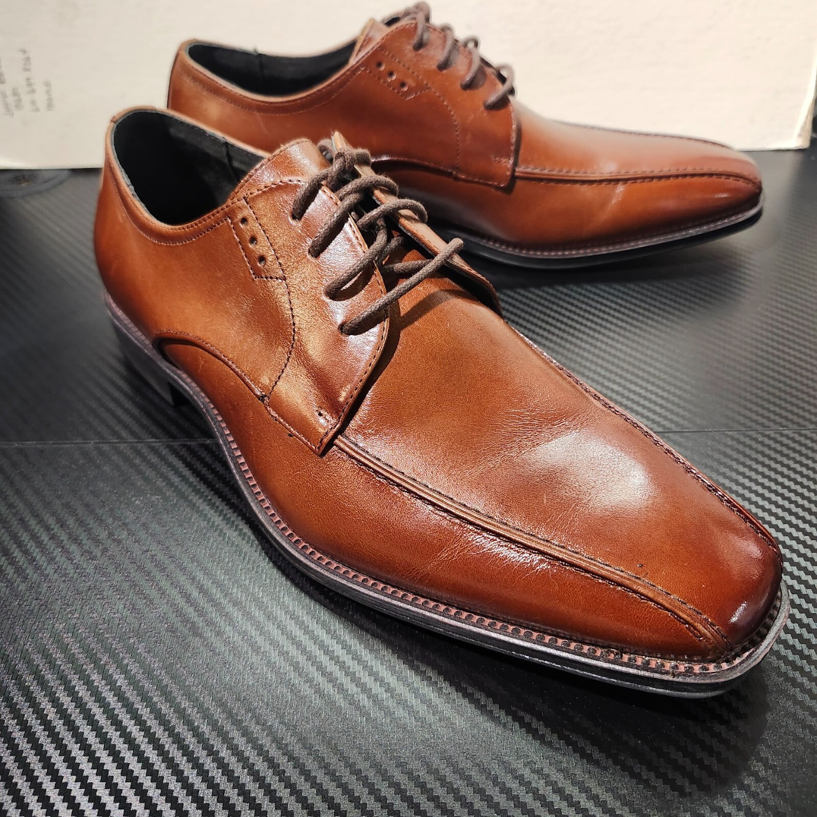 SAOLA Stacy Adams Logan punta bici Oxford 25132 221 taglia 8M