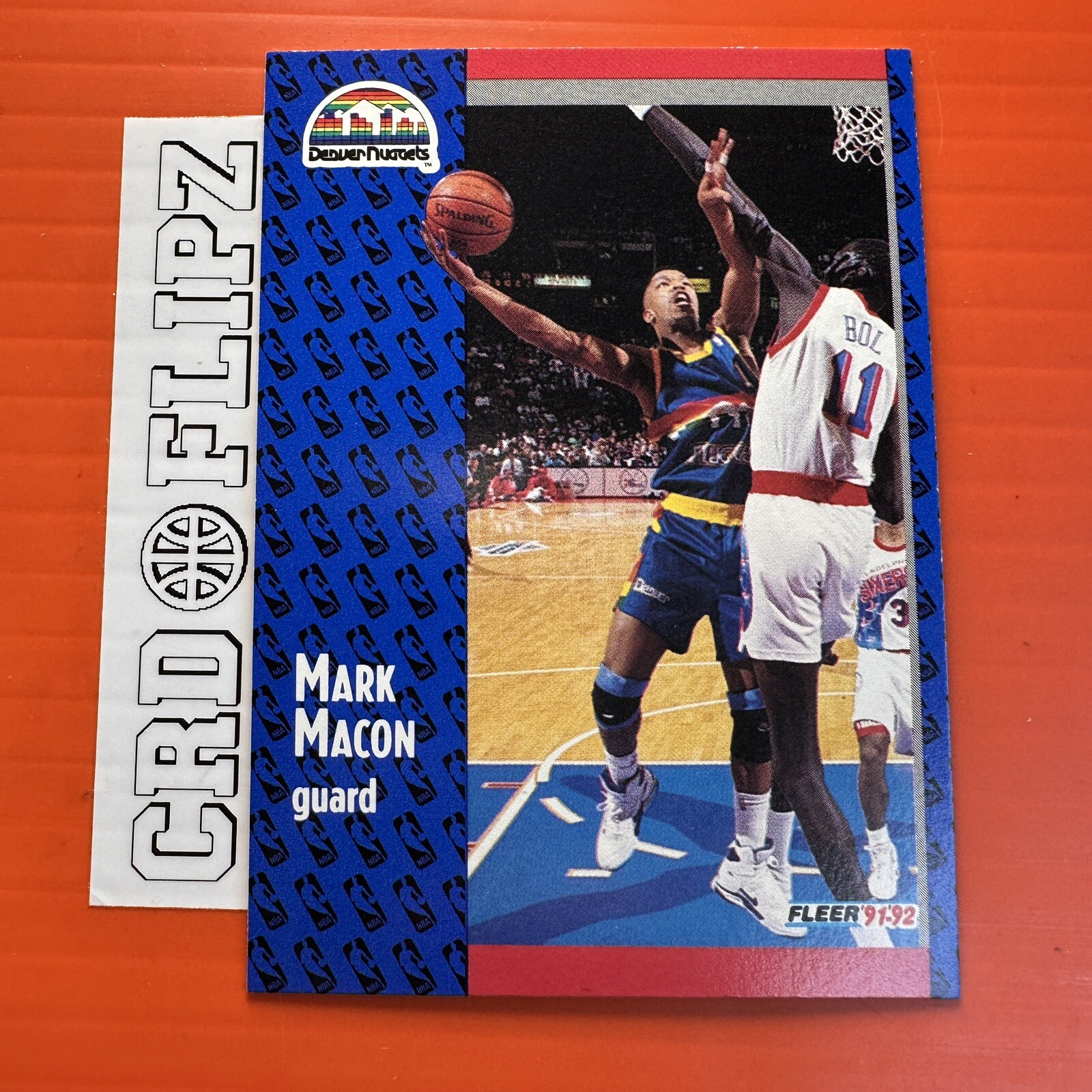 1991-92 Fleer Mark Macon RC #276 Denver Nuggets