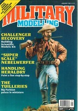 MILITARY MODELING - Czasopismo Angielskie figurki cynowe - January 1993 - H-7550