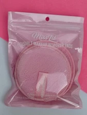 Makeup Remover Daily Reusable Rounds, Deep cleanser, cotton +polyestr fiber, 2pc