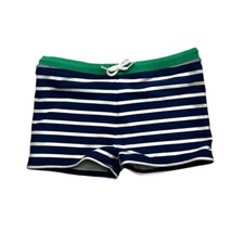 Mini Boden Boys Striped Swim Trunks Size 9-10 Years