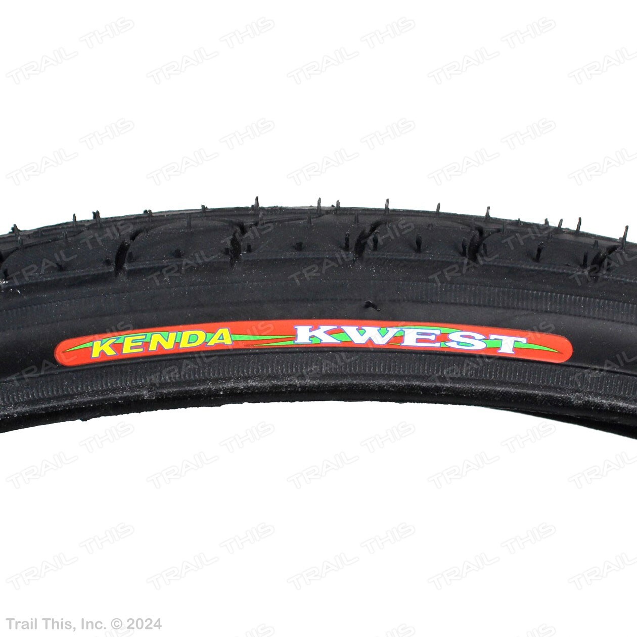 2-Pack Kenda KWEST 26" x 1.5" Bike Tires Hybrid Commuter MTB Slick K193 60psi