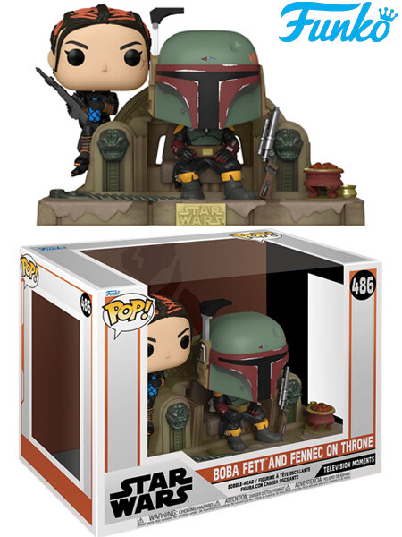 Funko POP Moments #486 Star Wars The Mandalorian Boba Fett and