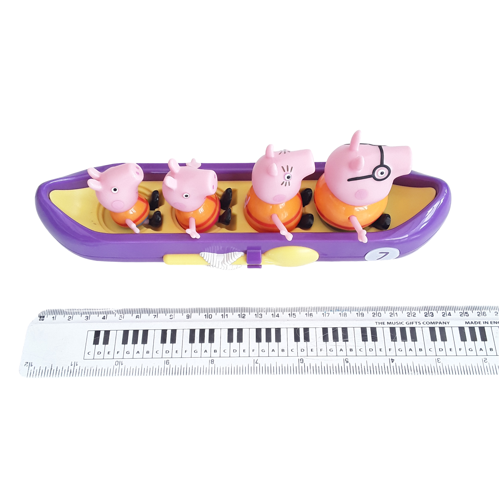 FILA Peppa Pig canoa barca a remi e personaggi Peppa nel giubbotto di salvataggio