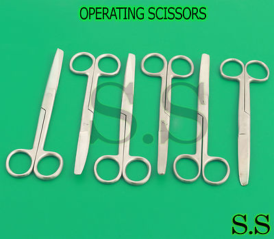 6 Assortiti Forbici Operativo 6.5" SH/SH SH/BL/BL CURVO BL - Foto 2