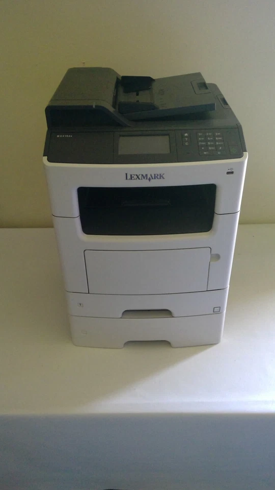 Lexmark MX410de Monochrome Laser Printer, 40ppm, Duplex, Copy, Fax, Printer, Col - image 2 of 4