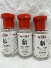3pc THAYERS Alcohol-Free Witch Hazel Facial Toner with Aloe Vera Cucumber 3fl.oz