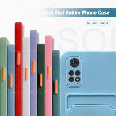 Handy Kartenfach für Xiaomi Redmi Note 14 13 12 11 Pro 14T 14C Schutz TPU Cover