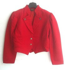 Ladies' traditional Janker jacket red size 40 by original Alpen Trachten