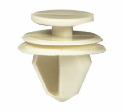 18x Verkleidung Clips Befestigung Klips Halter 10mm weiß 496A