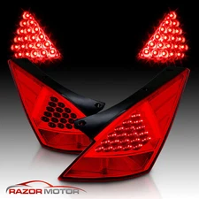 [LED Style] 2003 - 2007 For 350Z Red Rear LED Brake Tail Lights Pair