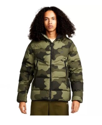 Nike Therma-Fit Insulated Heavy Camo Puffer Jacket Size XL DQ4935