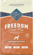 Blue Buffalo Freedom Large Breed Adult Chicken Potatoes Dry Dog Food, 24 lb