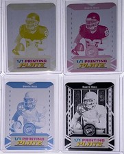 2024 Leaf Collective Dante Hall Press Pass Printing Plate 1/1 Set