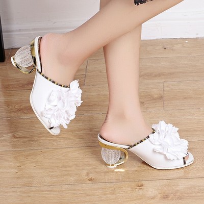 ladies closed toe mules