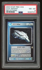 Star Trek CCG U.S.S. Defiant PSA 8 Ultra Rare UR Reflections Foil 2000 USS 670