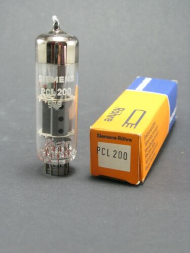  1 tube electronique SIEMENS RÖHRE PCL200/vintage valve tube amplifier/NOS   - Picture 1 of 1