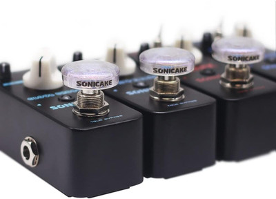SONICAKE Footswitch Toppers Transparent Clear for Guitar Effects Pedal 10Mm 20 P