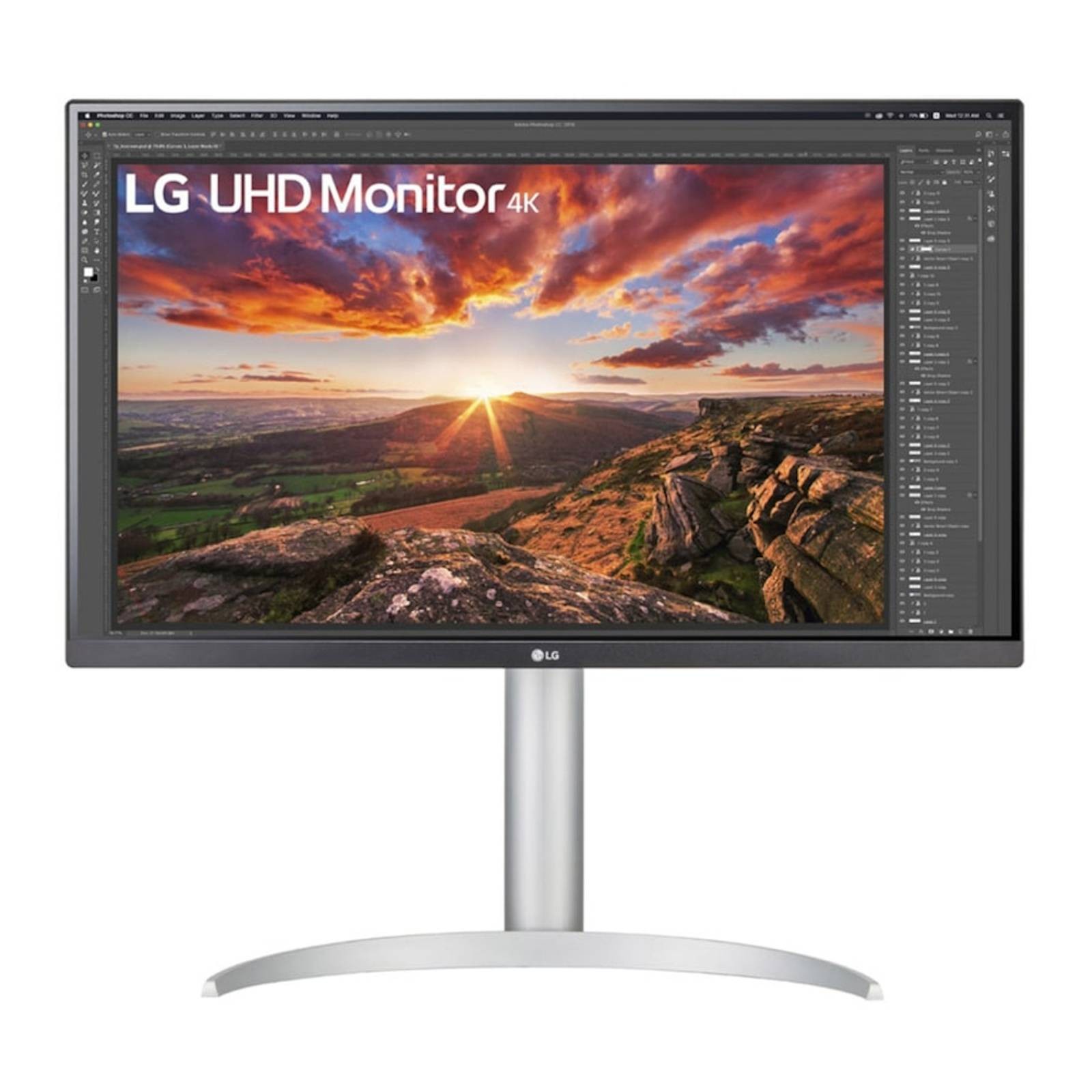 Lg Silver 27Up850k-W.aek 27In 4K Monitor - Image 3
