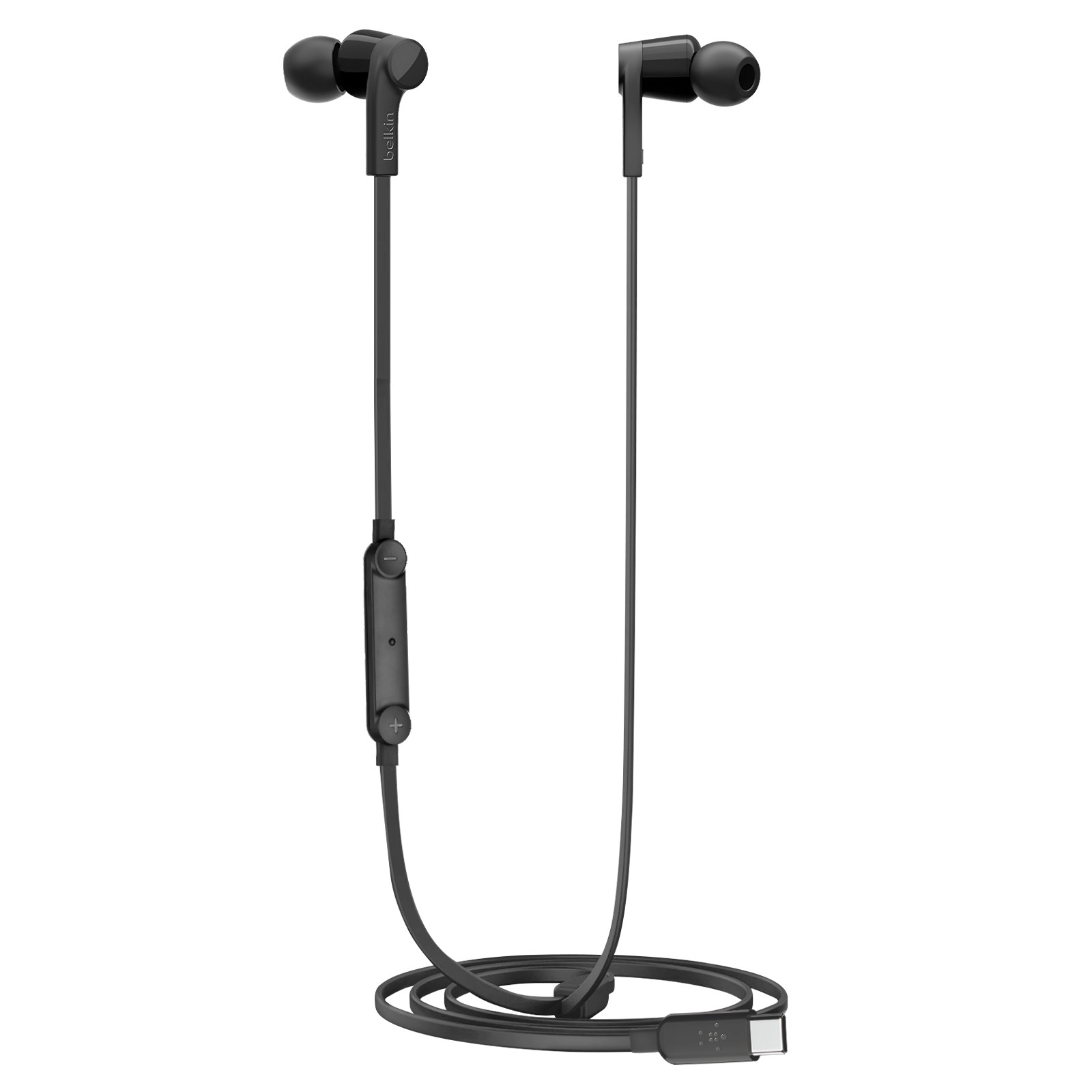 Écouteurs Belkin anti-bruit passif et kit mains libres pour appels clairs