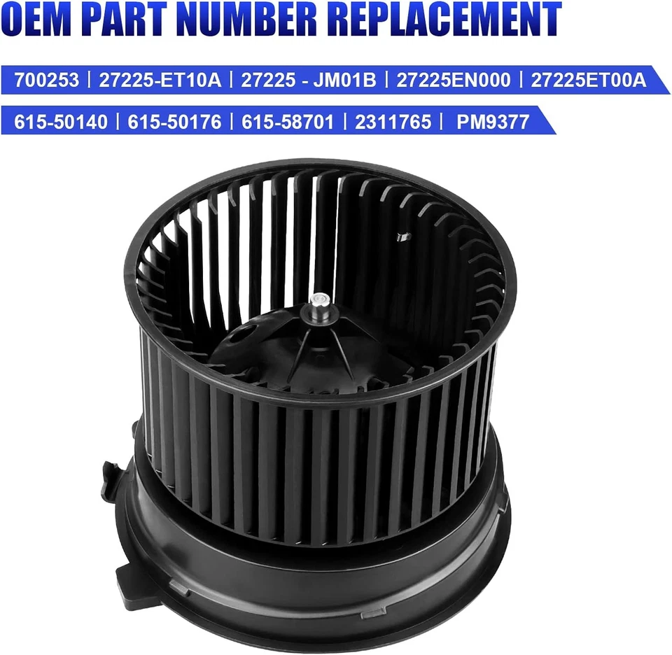 700253 Front A/C Heater Blower Motor For 2014-2015 Nissan Rogue Select 2.5L L4 - Imagem 4 de 4