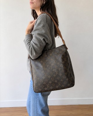 Louis Vuitton Looping GM Monogram Vintage Schultertasche / Beuteltasche Original