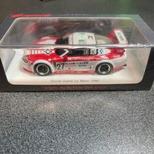 Spark Toyota Supra #27 Le Mans 1995 Red White 1/43 Model with Film