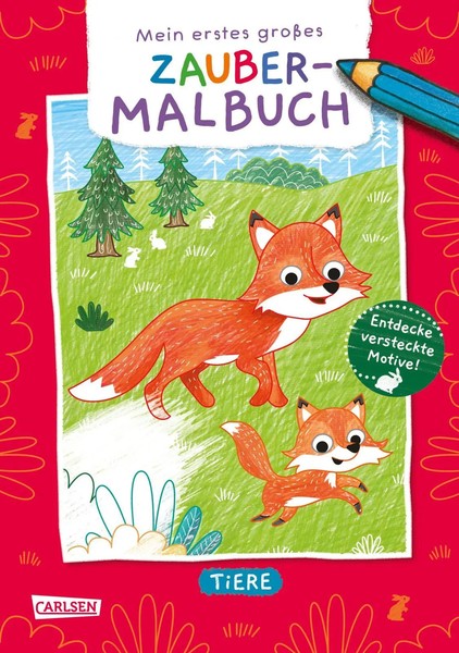 Ausmalbilder FüR Kita-Kinder: Mein Erstes GroßEs Zauber-Malbuch: Tiere | Buch-image