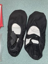 Girls CAPEZIO Capezio HANAMI Ballet Shoes Slippers BLK Black Size 3.5