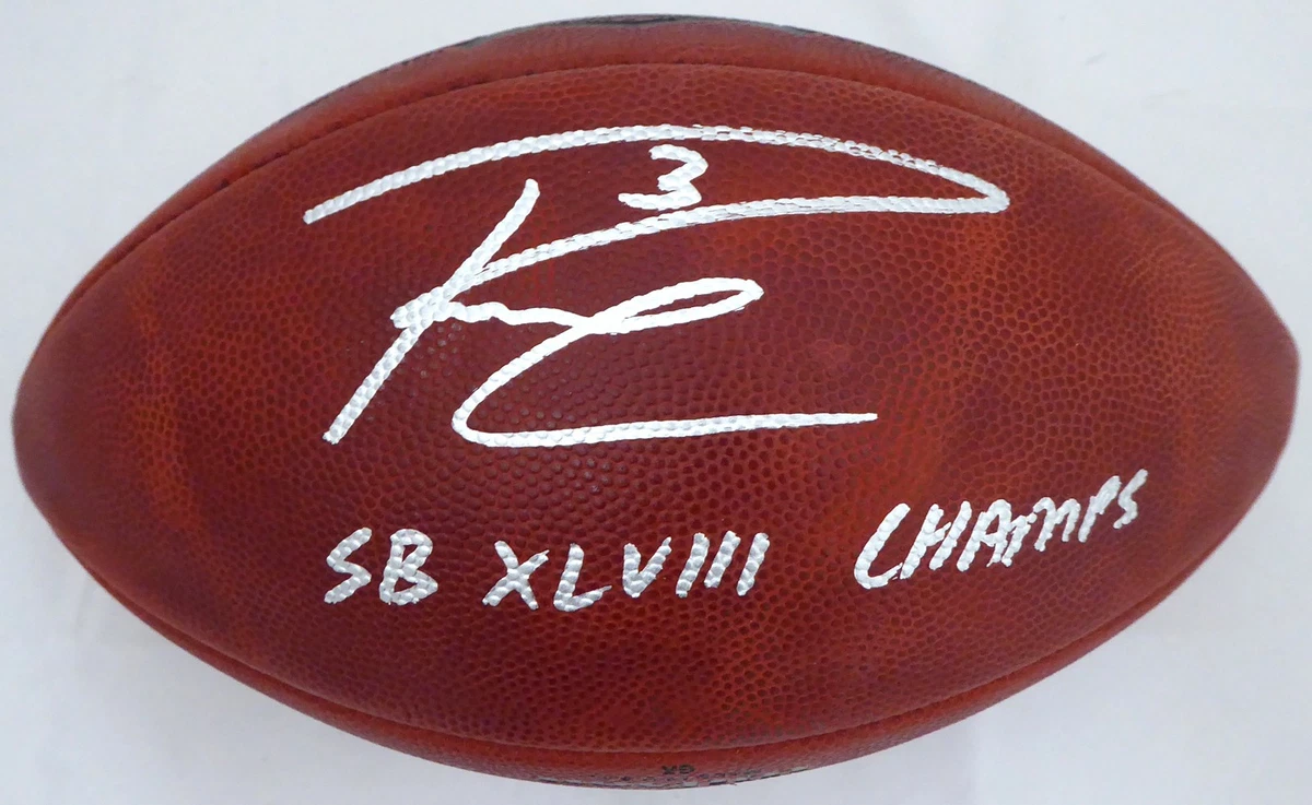 RUSSELL WIlSON　ラッセル ウイルソン　直筆サイン　AUTO　NFL Seattle Seahawks Russell Wilson NFL Original Autographed Football