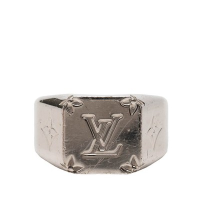 LOUIS VUITTON Monogram Siegelring Ring #L M62488 Herren 【Gebraucht】