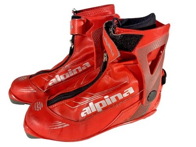 Alpina RJ Skate Racing Nordic Cross Country Ski Boots Size EU37 US5.5 NNN 1009