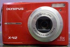 Olympus x-42 Digital Camera 12 Mega Pixel 5x Zoom  AS-IS  For Parts or Repair
