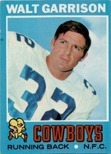 1971 Topps - Walt Garrison #8 (RC)