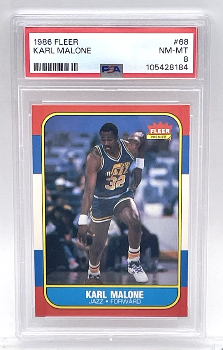 Fleer Karl Malone Basketball Rookie Sports Trading Cards